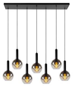 Lucide 45402/07/30 - Luster na lanku MARIUS 7xE27/40W/230V čierna
