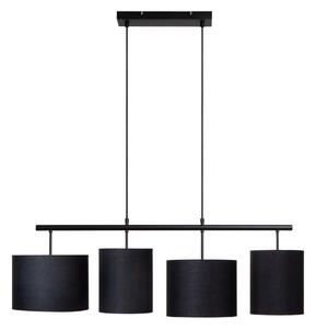 Lucide 45409/04/30 - Luster na lanku MAYA 4xE27/40W/230V čierna