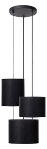 Lucide 45409/13/30 - Luster na lanku MAYA 3xE27/40W/230V čierna