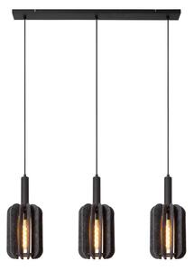 Lucide 45492/03/36 - Luster na lanku RAFAL 3xE27/40W/230V čierna/šedá