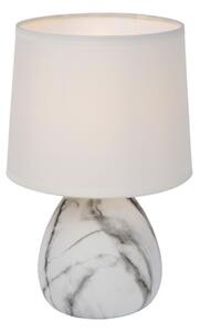 Lucide 47508/81/31 - Stolná lampa MARMO 1xE14/40W/230V biela