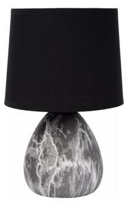 Lucide 47508/81/30 - Stolná lampa MARMO 1xE14/40W/230V čierna