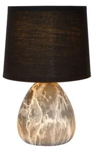 Lucide 47508/81/30 - Stolná lampa MARMO 1xE14/40W/230V čierna