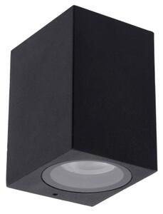 Lucide 69800/01/30 - Vonkajšie nástenné svietidlo ZARO 1xGU10/35W/230V IP44 čierna