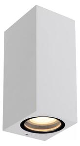 Lucide 69800/02/31 - Vonkajšie nástenné svietidlo ZARO 2xGU10/35W/230V IP44 biela