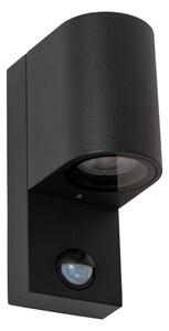 Lucide 69803/01/30 -Vonkajšie svietidlo so senzorom ZARO 1xGU10/7W/230V IP65 čierna