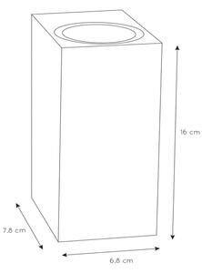 Lucide 69800/02/31 - Vonkajšie nástenné svietidlo ZARO 2xGU10/35W/230V IP44 biela