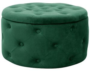 Ak furniture Taburet ILIA zamat zelený