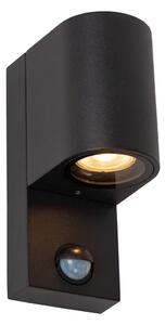 Lucide 69803/01/30 -Vonkajšie svietidlo so senzorom ZARO 1xGU10/7W/230V IP65 čierna