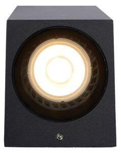 Lucide 69800/01/30 - Vonkajšie nástenné svietidlo ZARO 1xGU10/35W/230V IP44 čierna
