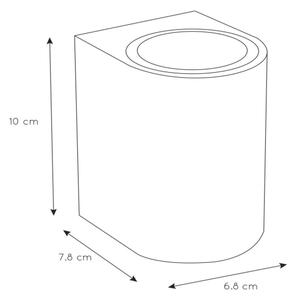 Lucide 69801/01/31 - Vonkajšie nástenné svietidlo ZARO 1xGU10/35W/230V IP44 biela