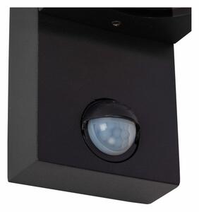Lucide 69803/01/30 -Vonkajšie svietidlo so senzorom ZARO 1xGU10/7W/230V IP65 čierna