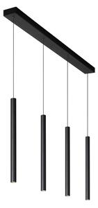 Lucide 74403/04/30 - LED Stmievateľný luster na lanku LORENZ 4xLED/4W/230V čierna
