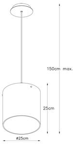 Lucide 74402/25/65 - LED Stmievateľný luster na lanku OWINO 1xGU10/5W/230V