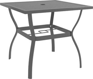 Maison Exclusive - Záhradný stôl antracitový 81,5x81,5x72 cm oce
