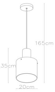 Lucide 74405/01/62 - Luster na lanku TOLEDO 1xE27/40W/230V