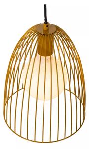 Lucide 74417/01/44 - Luster na lanku MACARONS 1xE27/40W/230V pr. 24,5 cm žltá