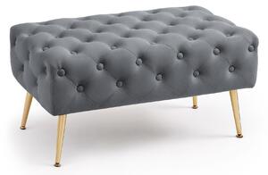 Ak furniture Taburet Madrid grafitový