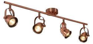 Lucide 77974/20/17 - LED bodové svietidlo CIGAL 4xGU10/5W/230V medená