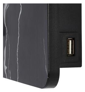 Lucide 77282/03/30 - LED Nástenné bodové svietidlo OREGON LED/4W/230V USB čierna