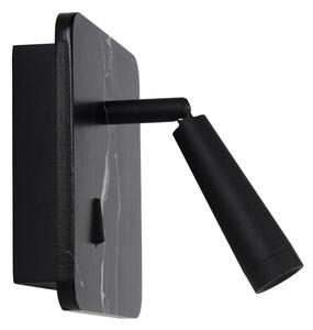 Lucide 77282/03/30 - LED Nástenné bodové svietidlo OREGON LED/4W/230V USB čierna