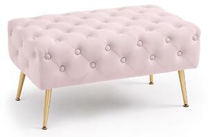 Ak furniture Taburet Madrid ružový