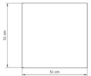 MarLiving Taburet MEXICO 02 51 cm z masivu/červený