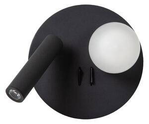 Lucide 77286/02/30 - LED Nástenné svietidlo MATIZ 2xLED/3,5W/230V USB čierna