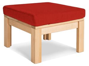 MarLiving Taburet MEXICO 02 51 cm z masivu/červený