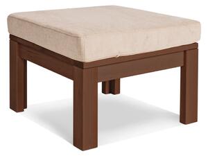 MarLiving Taburet MEXICO 03 51 cm z masivu/krémový