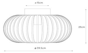 Lucide 78174/40/31 - Stropné svietidlo MANUELA 1xE27/60W/230V pr. 39,5 cm biela