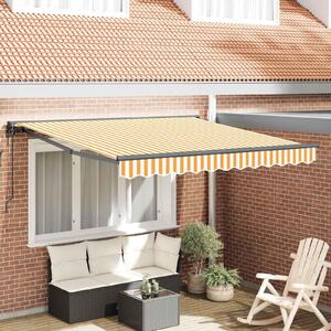 Maison Exclusive – rám markízy, žltý a biely, 300 x 250 cm
