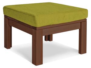 MarLiving Taburet MEXICO 03 51 cm z masívu/zelený