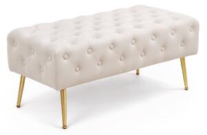 Ak furniture Taburet Monaco béžový