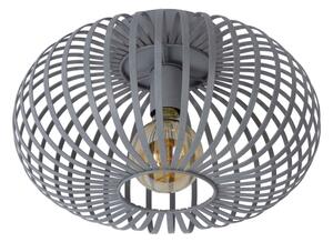 Lucide 78174/40/33 - Stropné svietidlo MANUELA 1xE27/60W/230V pr. 39,5 cm šedá