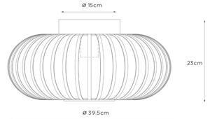 Lucide 78174/40/33 - Stropné svietidlo MANUELA 1xE27/60W/230V pr. 39,5 cm zelená