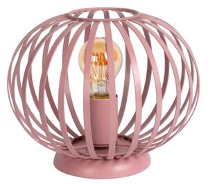 Lucide 78593/25/66 - Stolná lampa MERLINA 1xE27/40W/230V pr. 25,5 cm ružová
