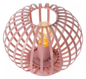 Lucide 78593/25/66 - Stolná lampa MERLINA 1xE27/40W/230V pr. 25,5 cm ružová