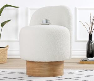 Hanah Home Taburet MONRE Teddy biely