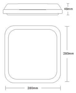 Lucide 79193/24/31 - LED Kúpeľňové svietidlo TISIS LED/24W/230V IP54