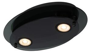 Lucide 79181/02/30 - Stropné svietidlo OKNO 2xGU10/5W/230V čierna