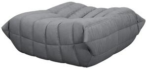 LivinHill Taburet Nua 86 cm zamat sivý