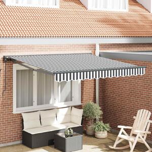 Maison Exclusive – rám markízy v antracitovej a bielej farbe, 350 x 250 cm
