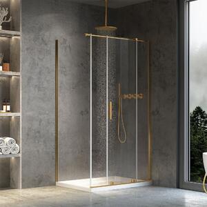 Sprchovací Kút Rea Montana 140X90 Brush Gold