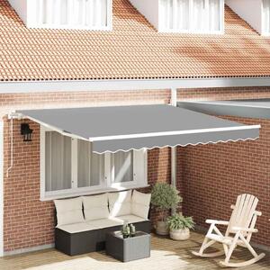Maison Exclusive - Rám markízy Biela 300 x 250 cm Hliník