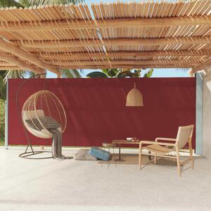 Maison Exclusive – bočná markíza s výsuvom 200 x 600 cm, červená