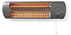 Nedis HTBA10GY - Kúpeľňový ohrievač 600/1200W/230V IPX4