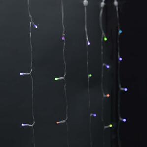 Nedis WIFILXC01C180 - LED RGB záves 180xLED/7 funkcií 6m IP65 Wi-Fi Tuya