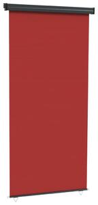 Bočná markíza na balkón 122x250 cm, červená