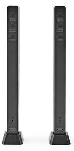 SADA 2x Nedis GALDP110BK - LED RGB Nabíjacia stolná lampa LED/250 mAh